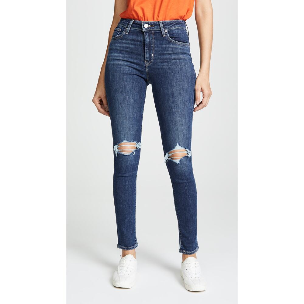 Levi's 721 High Rise Skinny Jeans Indigo Luna Women's Size 27